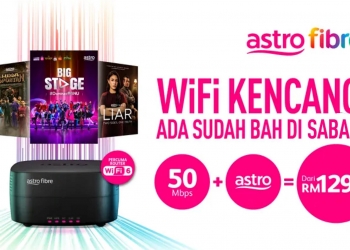 Astro tawar pelan gabungan internet dan pek hiburan lebih murah di Sabah