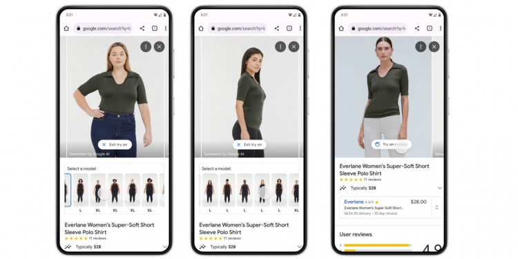 Kecewa pakaian nampak cantik di model tapi tak pada anda? Google ada solusinya