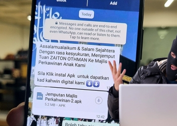 Jaga-jaga terima kad kahwin digital, ada scammer hantar virus