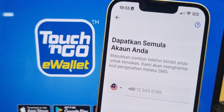 Ini cara tukar nombor telefon baru di Touch n Go eWallet, jika ada masalah daftar masuk