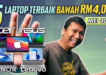 5 Laptop Kerja Terbaik Bawah RM4,000 (Mei 2023)