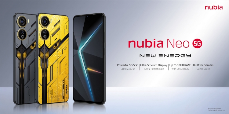 Nubia Neo 5G guna cip Unisoc untuk harga mampu milik dan prestasi kelas pertengahan