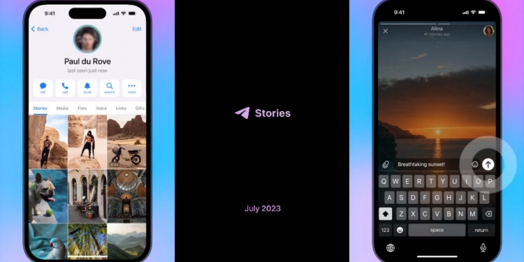 Stories di Telegram katanya lebih baik daripada WhatsApp, akan temui anda Julai 2023