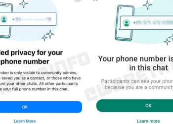 Ahli Community di WhatsApp kini boleh sembunyikan nombor telefon bagi tujuan keselamatan