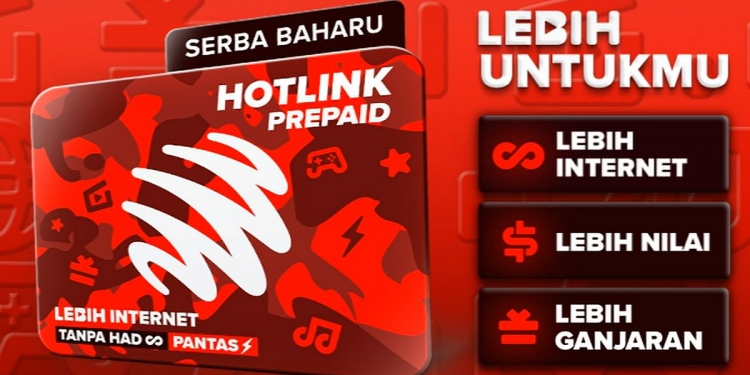 Hotlink umum pelan prabayar pantas dan tanpa had baru lebih jujur FUP