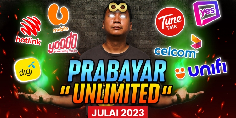 Senarai 8 telco yang ada pelan prabayar Internet unlimited di Malaysia (Julai 2023)