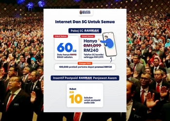 Insentif Postpaid RAHMAH: Rebat RM10 untuk penjawat awam untuk pelan pascabayar