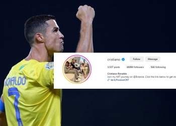 Christiano Ronaldo pecah rekod akaun Instagram pertama tembusi 600 juta pengikut
