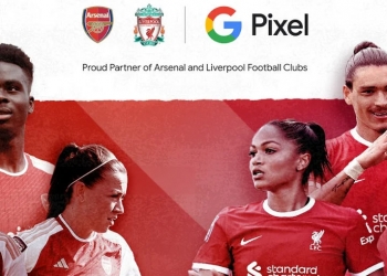 Google Pixel kini rakan telefon rasmi Arsenal dan Liverpool