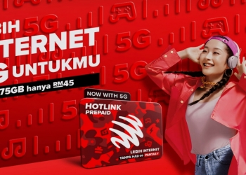 Maxis 5G kini aktif, Hotlink pas bulanan sepantas 12Mbps dan serendah RM45