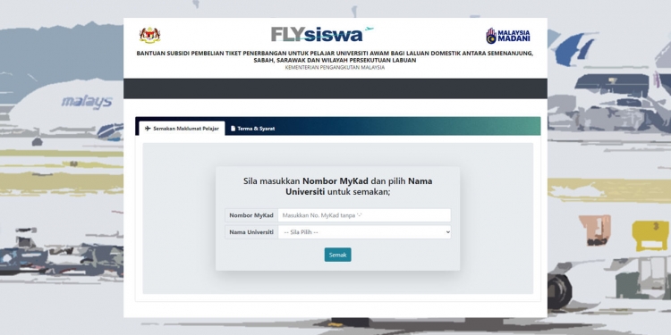 FLYsiswa: MOT umum mekanisme pemberian baucar RM300 untuk tiket penerbangan
