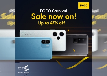 Poco Carnival tawar telefon 4G dari RM329, telefon 5G hanya RM479 sempena Ulangtahun ke-5