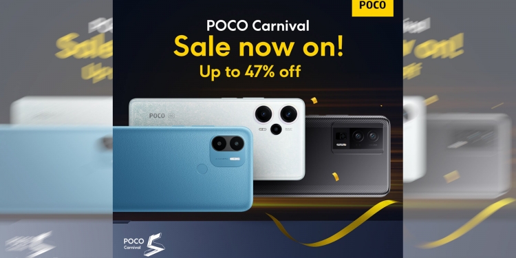 Poco Carnival tawar telefon 4G dari RM329, telefon 5G hanya RM479 sempena Ulangtahun ke-5