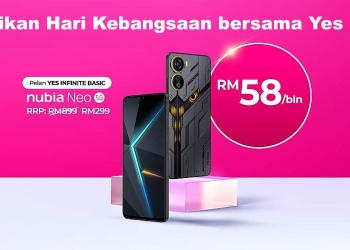 Yes 5G lancar promosi pelan tanpa had dan telefon 5G lebih rahmah sempena Hari Kebangsaan