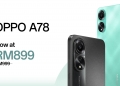 Oppo turunkan harga A78 4G sebanyak RM100