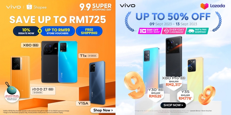 Promo 9.9: Kumpul baucar Vivo sekarang, boleh beli Vivo X80 dengan ZEISS serendah RM1,774