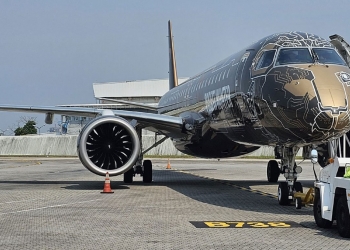 SKS Airways pamer Embraer E195-E2 Tech Lion, pesawat penumpang yang bakal mereka gunakan di Malaysia