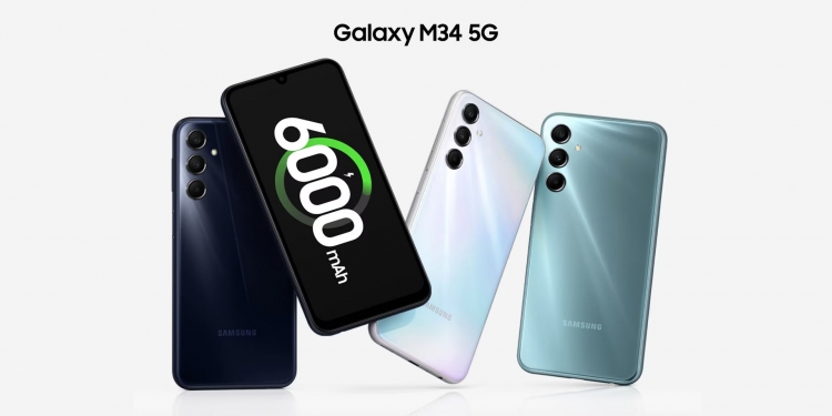 Galaxy M34 5G Malaysia: Skrin AMOLED, 4 tahun kemas kini Android pada harga RM999