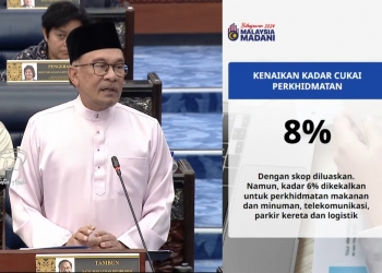 Belanjawan 2024: Cukai Perkhidmatan naik dari 6% kepada 8%, pengecualian untuk perkhidmatan keperluan utama