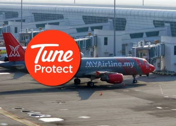 Penumpang MYAirline boleh tuntut sehingga RM200 jika ada beli insuran Tune Protect