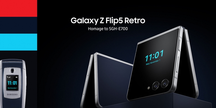 Galaxy Z Flip 5 edisi istimewa terapkan warna retro telefon 20 tahun dulu
