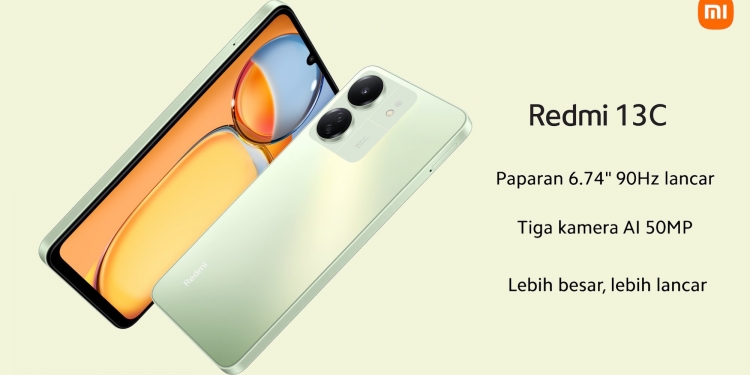 Redmi 13C hanya RM499, skrin lebih pantas dan besar dari iPhone 15 Plus