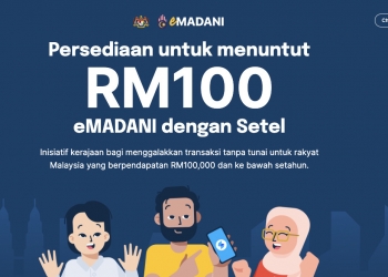 eMadani: Setel tawar pulangan tunai hanya RM30 bersama pelbagai e-baucar percuma