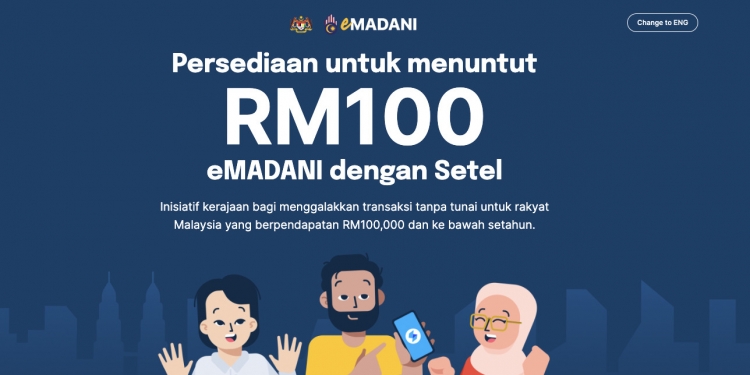 eMadani: Setel tawar pulangan tunai hanya RM30 bersama pelbagai e-baucar percuma