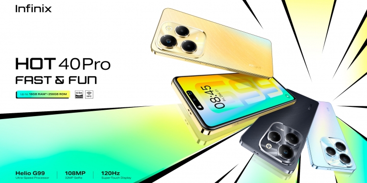 Infinix lancar siri Hot 40, hadir dengan Dynamic Island dan kamera utama 108MP