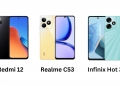 Telefon murah mana lebih bagus, Realme C53, Infinix Hot 30 atau Redmi 12?