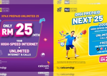 CelcomDigi perkenal prabayar baru tanpa had dari RM25