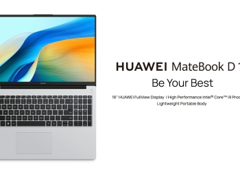 Huawei MateBook D 16 (2024) guna pemproses Intel Core i9 gen-13 dan grafik Iris Xe