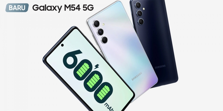 Samsung Galaxy M54 dengan bateri 6,000mAh, kini ada percuma banyak sarung telefon