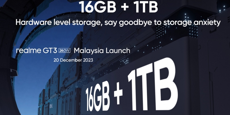 Realme GT3 240W dengan storan 1TB, akan dijual tak sampai RM3,000 di Malaysia
