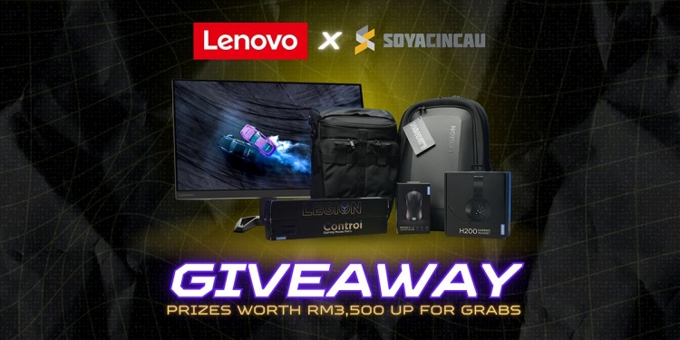 NAK BAGI HADIAH: Produk Lenovo bernilai RM3,500 untuk dimenangi