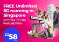 Yes 5G Infinite beri pas perayauan tanpa had Singapura, data “tanpa had” & percuma