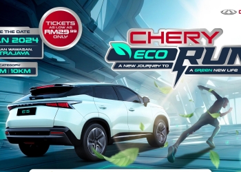 Berlari lebih sihat bersama Chery Omoda E5, ada 10 hadiah cabutan bertuah