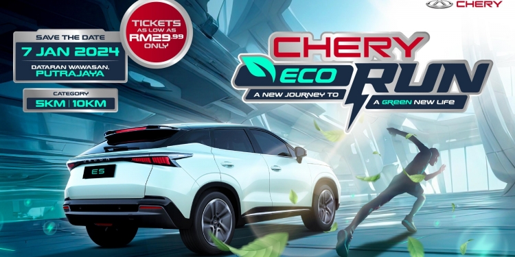 Berlari lebih sihat bersama Chery Omoda E5, ada 10 hadiah cabutan bertuah
