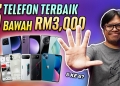 Power dan tak mahal sangat, Ini 5 telefon terbaik bawah RM3,000 di Malaysia