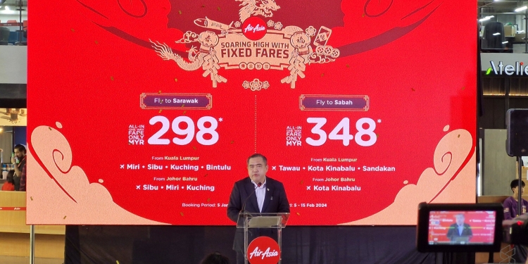 Dari RM298 sehala terbang ke Sabah dan Sarawak dengan AirAsia sempena Tahun Baru Cina
