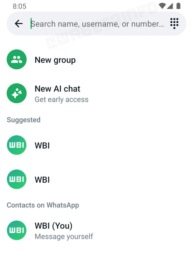 240102 WhatsApp carian nama pengguna