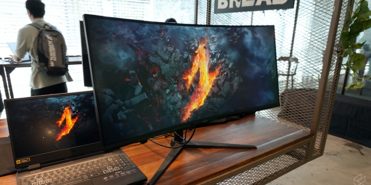 Acer lancar monitor baharu untuk gaming dan kerja dengan fungsi sentuh dan melengkung 34-inci