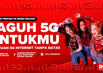 Hotlink Prepaid tanpa had kini ada kelajuan 5G penuh waktu malam