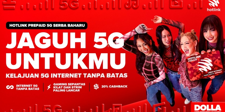 Hotlink Prepaid tanpa had kini ada kelajuan 5G penuh waktu malam