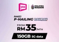 Pakej P-Hailing Rahmah: Yes 5G tawar 150GB pada harga RM35/bulan