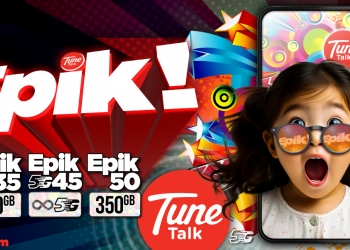Nikmati Cuti Tanpa Drama dengan Pek Epik Tune Talk!