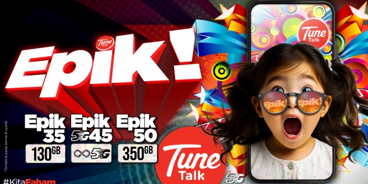 Nikmati Cuti Tanpa Drama dengan Pek Epik Tune Talk!