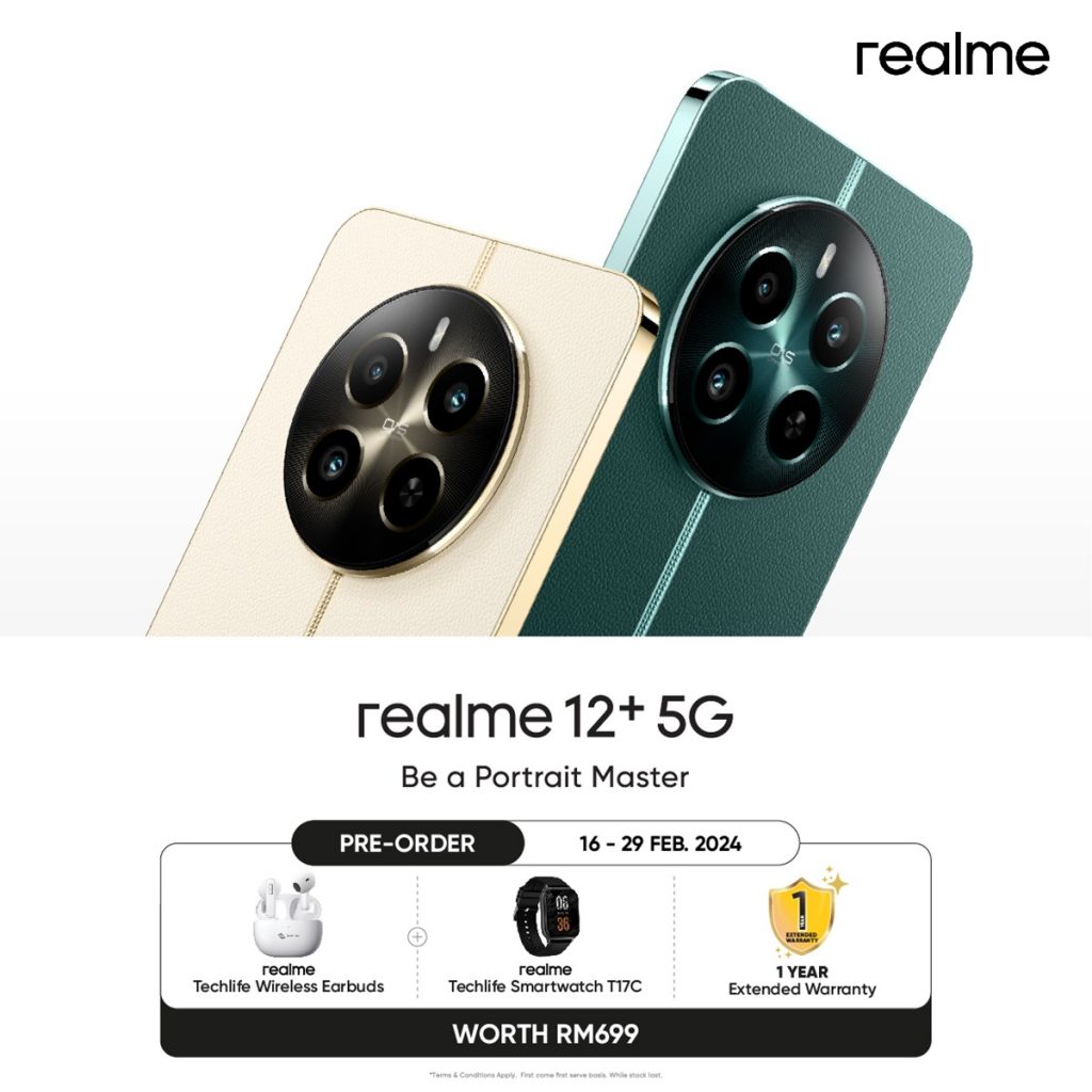 240216 Realme 12+ Tempahan