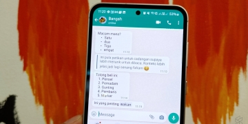 Whatsapp kini boleh susun senarai, petikan dan letak bayang dalam mesej perbualan