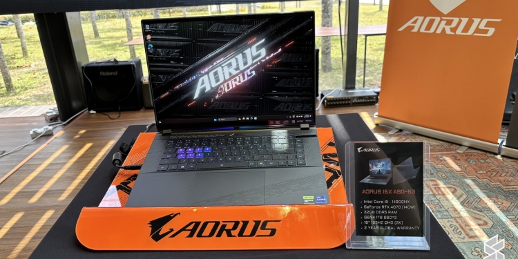 Gigabyte lancar laptop AORUS A16X di Malaysia, harga bermula RM7,119